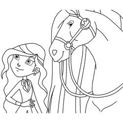 Dibujo para colorear: Horseland (Dibujos Animados y Series Animadas) #53820 - Dibujos para Colorear e Imprimir Gratis