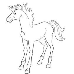 Dibujo para colorear: Horseland (Dibujos Animados y Series Animadas) #53855 - Dibujos para Colorear e Imprimir Gratis