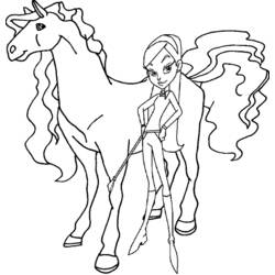 Dibujo para colorear: Horseland (Dibujos Animados y Series Animadas) #53866 - Dibujos para Colorear e Imprimir Gratis