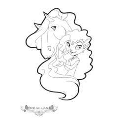 Dibujo para colorear: Horseland (Dibujos Animados y Series Animadas) #53871 - Dibujos para Colorear e Imprimir Gratis