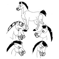 Dibujo para colorear: Horseland (Dibujos Animados y Series Animadas) #53893 - Dibujos para Colorear e Imprimir Gratis
