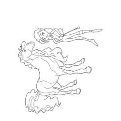 Dibujo para colorear: Horseland (Dibujos Animados y Series Animadas) #53934 - Dibujos para Colorear e Imprimir Gratis