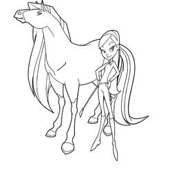 Dibujo para colorear: Horseland (Dibujos Animados y Series Animadas) #53938 - Dibujos para Colorear e Imprimir Gratis