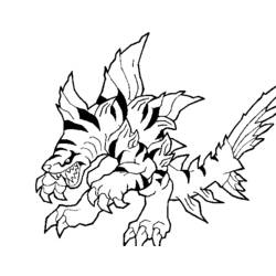 Dibujo para colorear: Invizimals (Dibujos Animados y Series Animadas) #40235 - Dibujos para Colorear e Imprimir Gratis