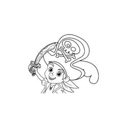 Dibujo para colorear: Jake y the Never Land Pirates (Dibujos Animados y Series Animadas) #42263 - Dibujos para Colorear e Imprimir Gratis