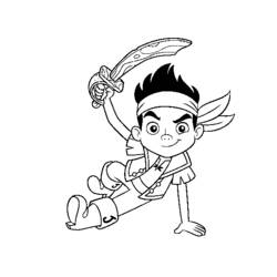 Dibujo para colorear: Jake y the Never Land Pirates (Dibujos Animados y Series Animadas) #42268 - Dibujos para Colorear e Imprimir Gratis
