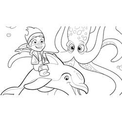 Dibujo para colorear: Jake y the Never Land Pirates (Dibujos Animados y Series Animadas) #42488 - Dibujos para Colorear e Imprimir Gratis