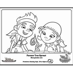Dibujo para colorear: Jake y the Never Land Pirates (Dibujos Animados y Series Animadas) #42523 - Dibujos para Colorear e Imprimir Gratis