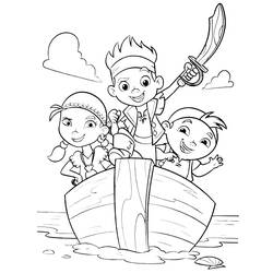 Dibujo para colorear: Jake y the Pirates (Dibujos Animados y Series Animadas) #205870 - Dibujos para Colorear e Imprimir Gratis