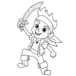 Dibujo para colorear: Jake y the Pirates (Dibujos Animados y Series Animadas) #205874 - Dibujos para Colorear e Imprimir Gratis