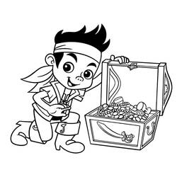 Dibujo para colorear: Jake y the Pirates (Dibujos Animados y Series Animadas) #205876 - Dibujos para Colorear e Imprimir Gratis