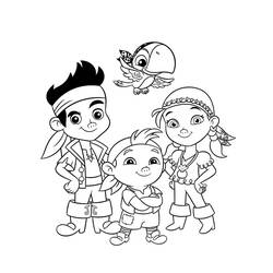 Dibujo para colorear: Jake y the Pirates (Dibujos Animados y Series Animadas) #205881 - Dibujos para Colorear e Imprimir Gratis