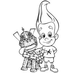 Dibujo para colorear: Jimmy Neutron (Dibujos Animados y Series Animadas) #48889 - Dibujos para Colorear e Imprimir Gratis