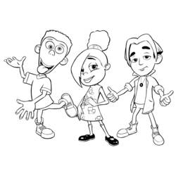 Dibujo para colorear: Jimmy Neutron (Dibujos Animados y Series Animadas) #48895 - Dibujos para Colorear e Imprimir Gratis