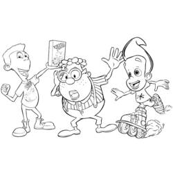 Dibujo para colorear: Jimmy Neutron (Dibujos Animados y Series Animadas) #48908 - Dibujos para Colorear e Imprimir Gratis