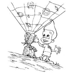 Dibujo para colorear: Jimmy Neutron (Dibujos Animados y Series Animadas) #48914 - Dibujos para Colorear e Imprimir Gratis