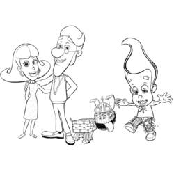 Dibujo para colorear: Jimmy Neutron (Dibujos Animados y Series Animadas) #48964 - Dibujos para Colorear e Imprimir Gratis