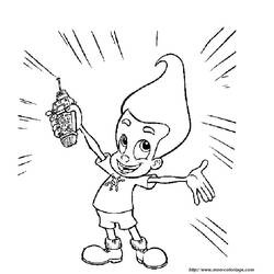 Dibujo para colorear: Jimmy Neutron (Dibujos Animados y Series Animadas) #48977 - Dibujos para Colorear e Imprimir Gratis