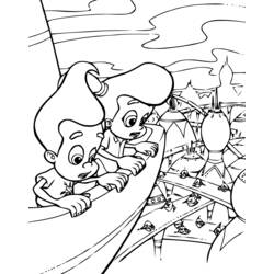 Dibujo para colorear: Jimmy Neutron (Dibujos Animados y Series Animadas) #48980 - Dibujos para Colorear e Imprimir Gratis