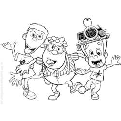 Dibujo para colorear: Jimmy Neutron (Dibujos Animados y Series Animadas) #48986 - Dibujos para Colorear e Imprimir Gratis