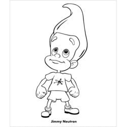 Dibujo para colorear: Jimmy Neutron (Dibujos Animados y Series Animadas) #49016 - Dibujos para Colorear e Imprimir Gratis