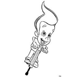 Dibujo para colorear: Jimmy Neutron (Dibujos Animados y Series Animadas) #49018 - Dibujos para Colorear e Imprimir Gratis