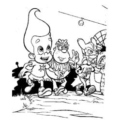 Dibujo para colorear: Jimmy Neutron (Dibujos Animados y Series Animadas) #49027 - Dibujos para Colorear e Imprimir Gratis