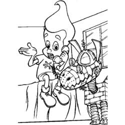 Dibujo para colorear: Jimmy Neutron (Dibujos Animados y Series Animadas) #49030 - Dibujos para Colorear e Imprimir Gratis