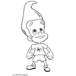 Dibujos para colorear: Jimmy Neutron - Dibujos para Colorear e Imprimir Gratis