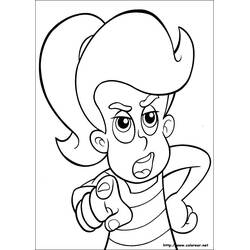 Dibujo para colorear: Jimmy Neutron (Dibujos Animados y Series Animadas) #49074 - Dibujos para Colorear e Imprimir Gratis