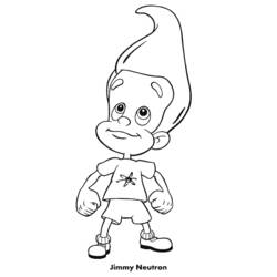 Dibujo para colorear: Jimmy Neutron (Dibujos Animados y Series Animadas) #49092 - Dibujos para Colorear e Imprimir Gratis