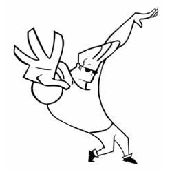 Dibujo para colorear: Johnny Bravo (Dibujos Animados y Series Animadas) #35238 - Dibujos para Colorear e Imprimir Gratis