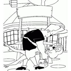 Dibujo para colorear: Johnny Bravo (Dibujos Animados y Series Animadas) #35244 - Dibujos para Colorear e Imprimir Gratis