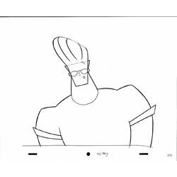Dibujo para colorear: Johnny Bravo (Dibujos Animados y Series Animadas) #35319 - Dibujos para Colorear e Imprimir Gratis