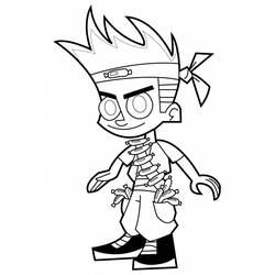 Dibujo para colorear: Johnny Test (Dibujos Animados y Series Animadas) #34984 - Dibujos para Colorear e Imprimir Gratis