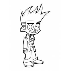 Dibujos para colorear: Johnny Test - Dibujos para Colorear e Imprimir Gratis