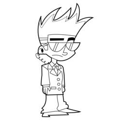 Dibujo para colorear: Johnny Test (Dibujos Animados y Series Animadas) #34988 - Dibujos para Colorear e Imprimir Gratis