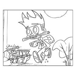 Dibujo para colorear: Johnny Test (Dibujos Animados y Series Animadas) #34991 - Dibujos para Colorear e Imprimir Gratis
