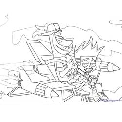 Dibujo para colorear: Johnny Test (Dibujos Animados y Series Animadas) #34994 - Dibujos para Colorear e Imprimir Gratis