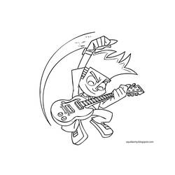 Dibujo para colorear: Johnny Test (Dibujos Animados y Series Animadas) #34996 - Dibujos para Colorear e Imprimir Gratis