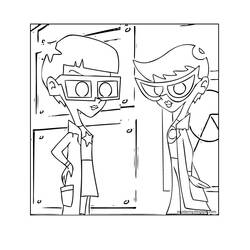 Dibujo para colorear: Johnny Test (Dibujos Animados y Series Animadas) #35012 - Dibujos para Colorear e Imprimir Gratis