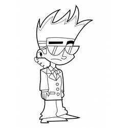 Dibujo para colorear: Johnny Test (Dibujos Animados y Series Animadas) #35176 - Dibujos para Colorear e Imprimir Gratis