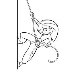 Dibujo para colorear: Kim Possible (Dibujos Animados y Series Animadas) #212329 - Dibujos para Colorear e Imprimir Gratis