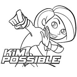 Dibujo para colorear: Kim Possible (Dibujos Animados y Series Animadas) #212333 - Dibujos para Colorear e Imprimir Gratis