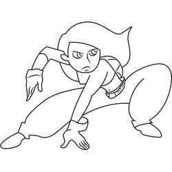 Dibujo para colorear: Kim Possible (Dibujos Animados y Series Animadas) #212337 - Dibujos para Colorear e Imprimir Gratis
