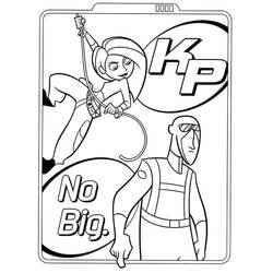 Dibujo para colorear: Kim Possible (Dibujos Animados y Series Animadas) #212338 - Dibujos para Colorear e Imprimir Gratis