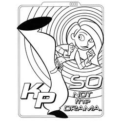 Dibujo para colorear: Kim Possible (Dibujos Animados y Series Animadas) #212340 - Dibujos para Colorear e Imprimir Gratis