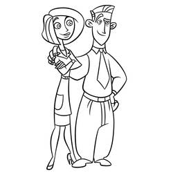 Dibujo para colorear: Kim Possible (Dibujos Animados y Series Animadas) #212342 - Dibujos para Colorear e Imprimir Gratis