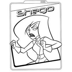 Dibujo para colorear: Kim Possible (Dibujos Animados y Series Animadas) #212353 - Dibujos para Colorear e Imprimir Gratis