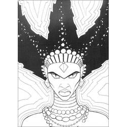 Dibujo para colorear: Kirikou (Dibujos Animados y Series Animadas) #187560 - Dibujos para Colorear e Imprimir Gratis